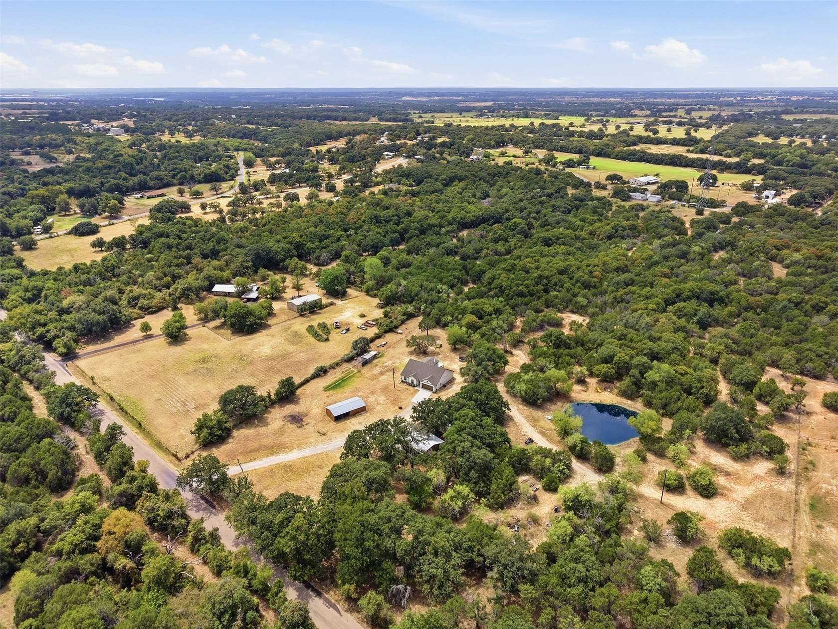 7 Acres of Land with Home for Sale in Granbury, Texas