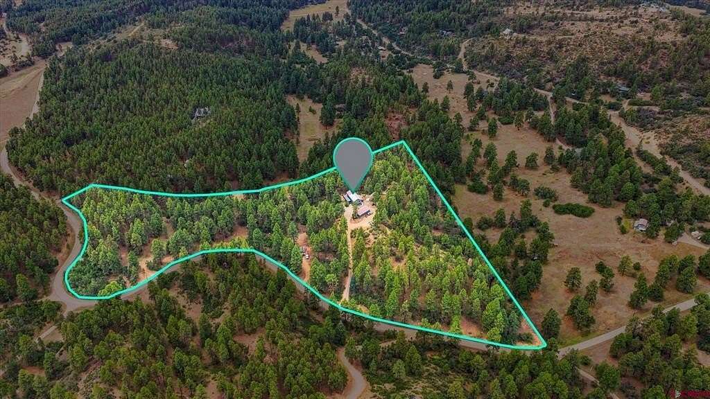 13.5 Acres of Recreational Land with Home for Sale in Bayfield, Colorado