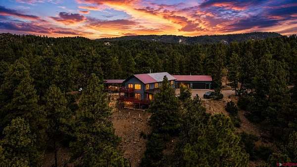 13.5 Acres of Recreational Land with Home for Sale in Bayfield, Colorado