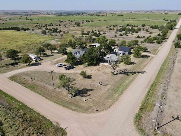2 Acres of Land with Home for Sale in Russell, Kansas