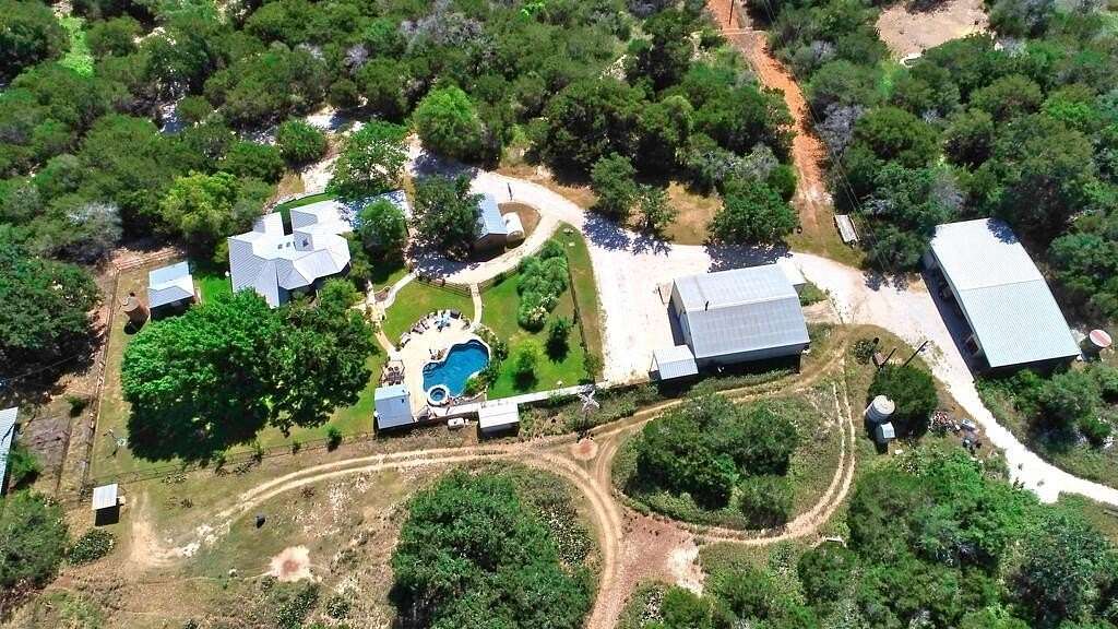 38 Acres of Recreational Land with Home for Sale in Comfort, Texas