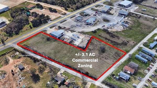 3.1 Acres of Commercial Land for Sale in Bryan, Texas