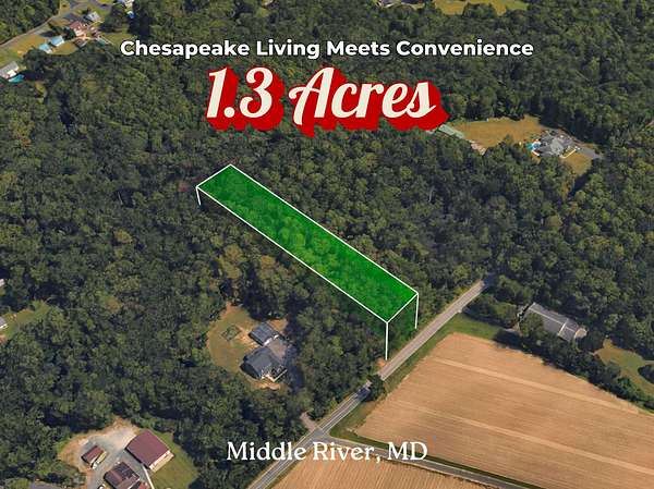 1.3 Acres of Mixed-Use Land for Auction in Bowleys Quarters, Maryland