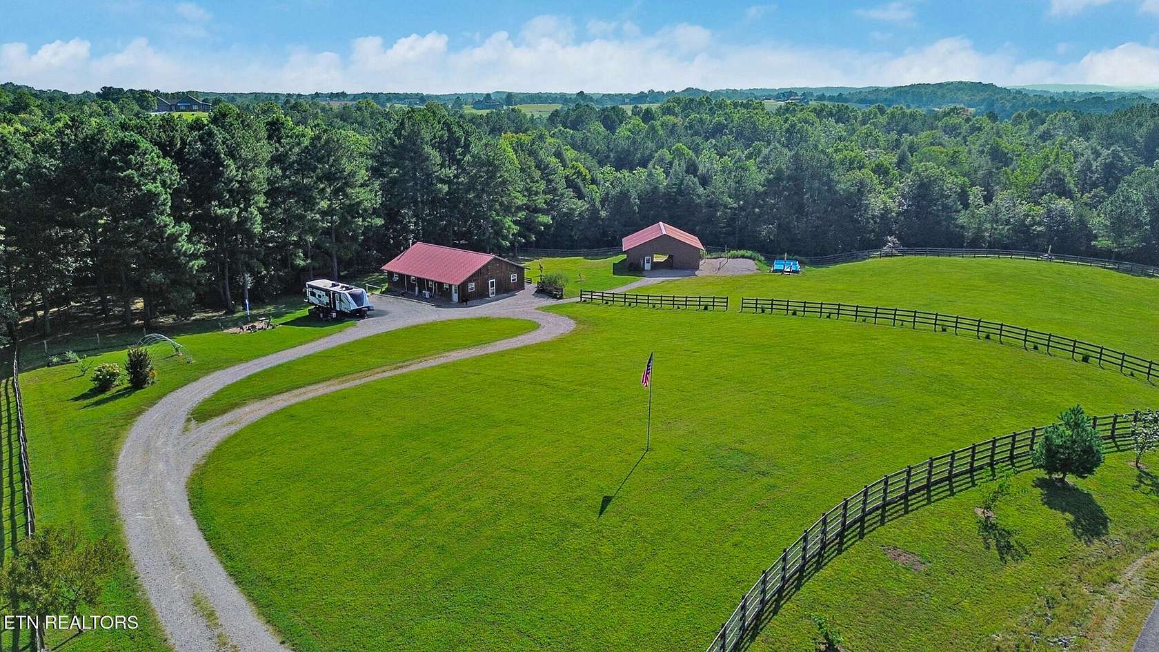 6.53 Acres of Land with Home for Sale in Jamestown, Tennessee