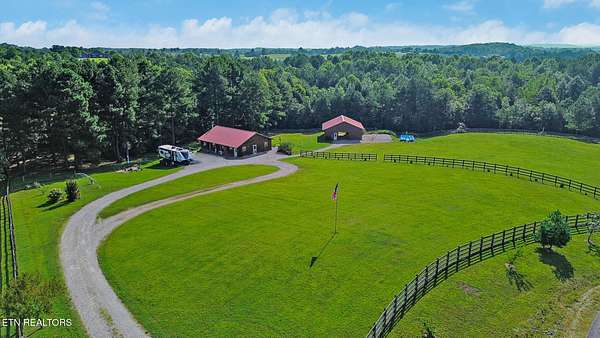 6.53 Acres of Land with Home for Sale in Jamestown, Tennessee