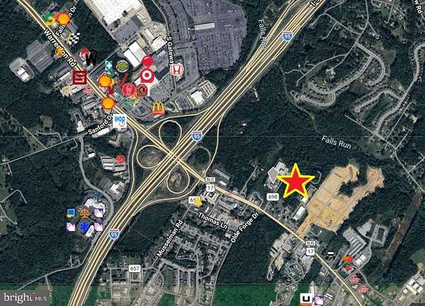 1.83 Acres of Commercial Land for Lease in Fredericksburg, Virginia