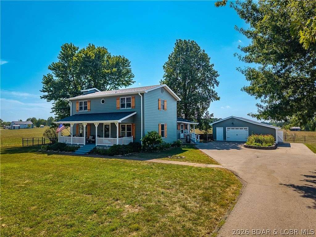 20.2 Acres of Land with Home for Sale in Eldridge, Missouri