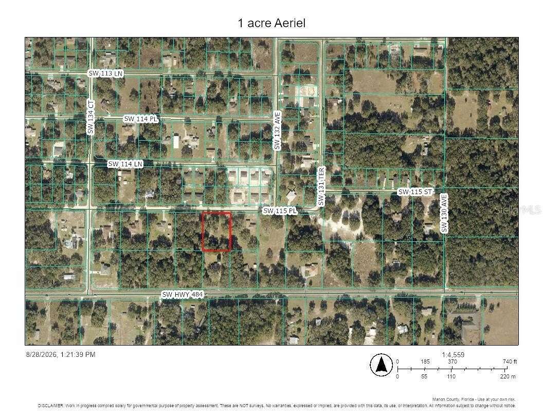 1 Acre of Residential Land for Sale in Dunnellon, Florida