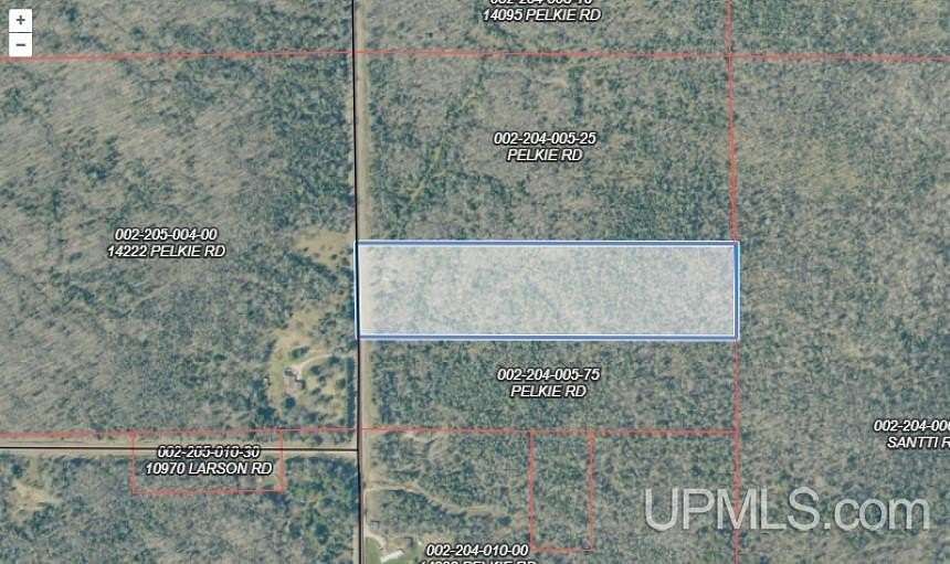 10 Acres of Residential Land for Sale in Pelkie, Michigan
