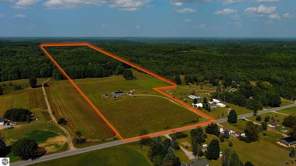 35.2 Acres of Land with Home for Sale in Kingsley, Michigan