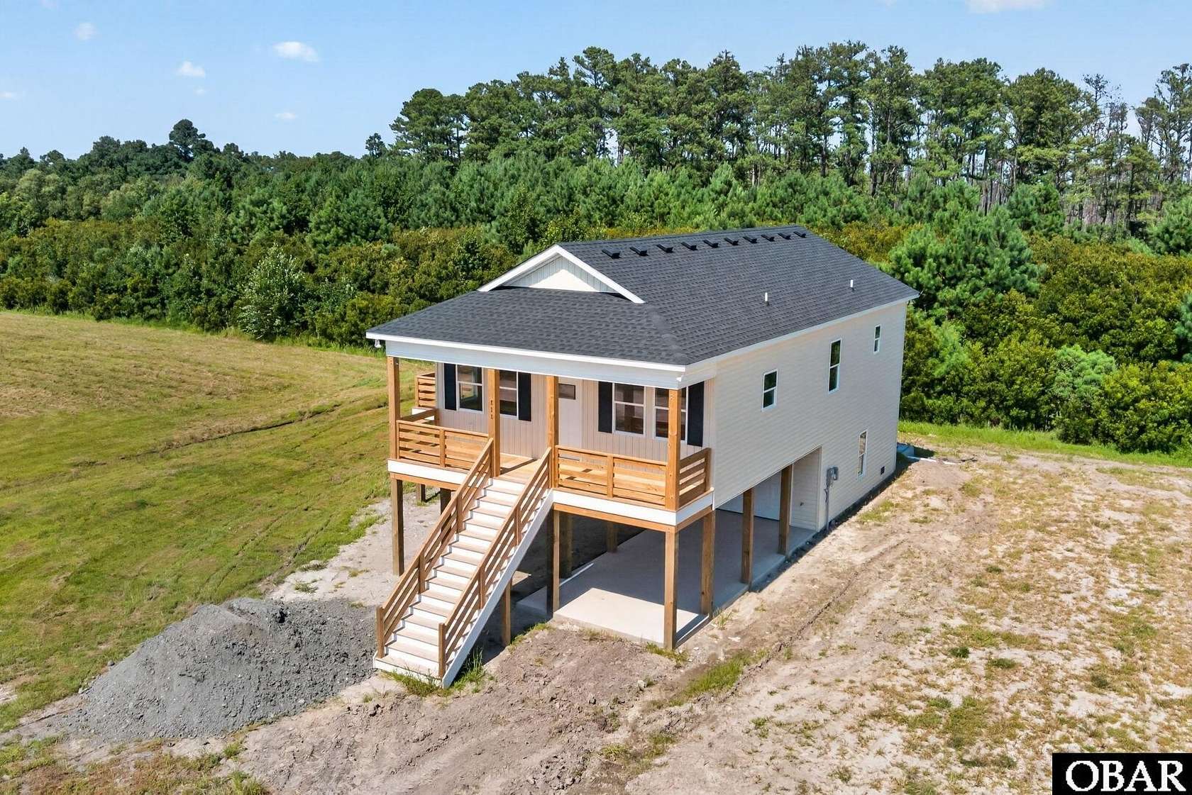 10.6 Acres of Recreational Land with Home for Sale in Barco, North Carolina