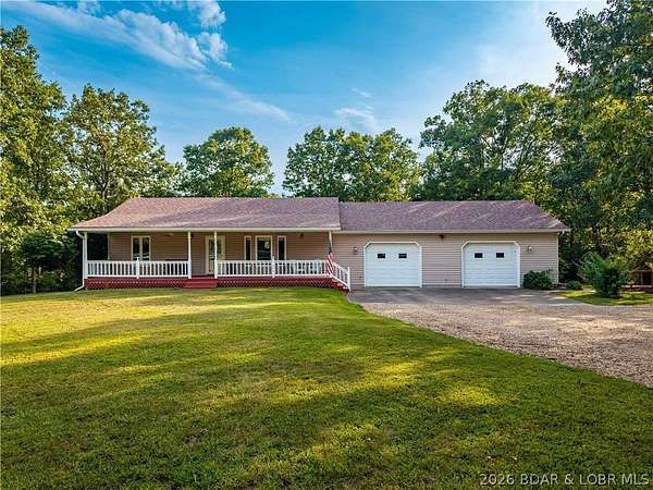 19 Acres of Recreational Land with Home for Sale in Stover, Missouri