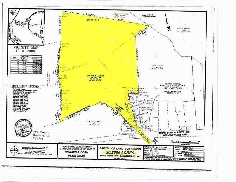 20.3 Acres of Land for Sale in White Stone, Virginia
