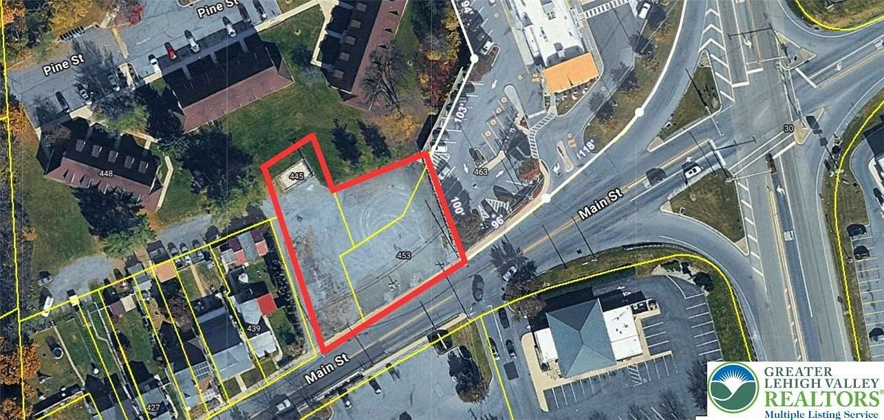 0.46 Acres of Commercial Land for Sale in Walnutport, Pennsylvania