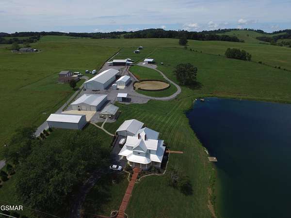 26.6 Acres of Land with Home for Sale in Dandridge, Tennessee