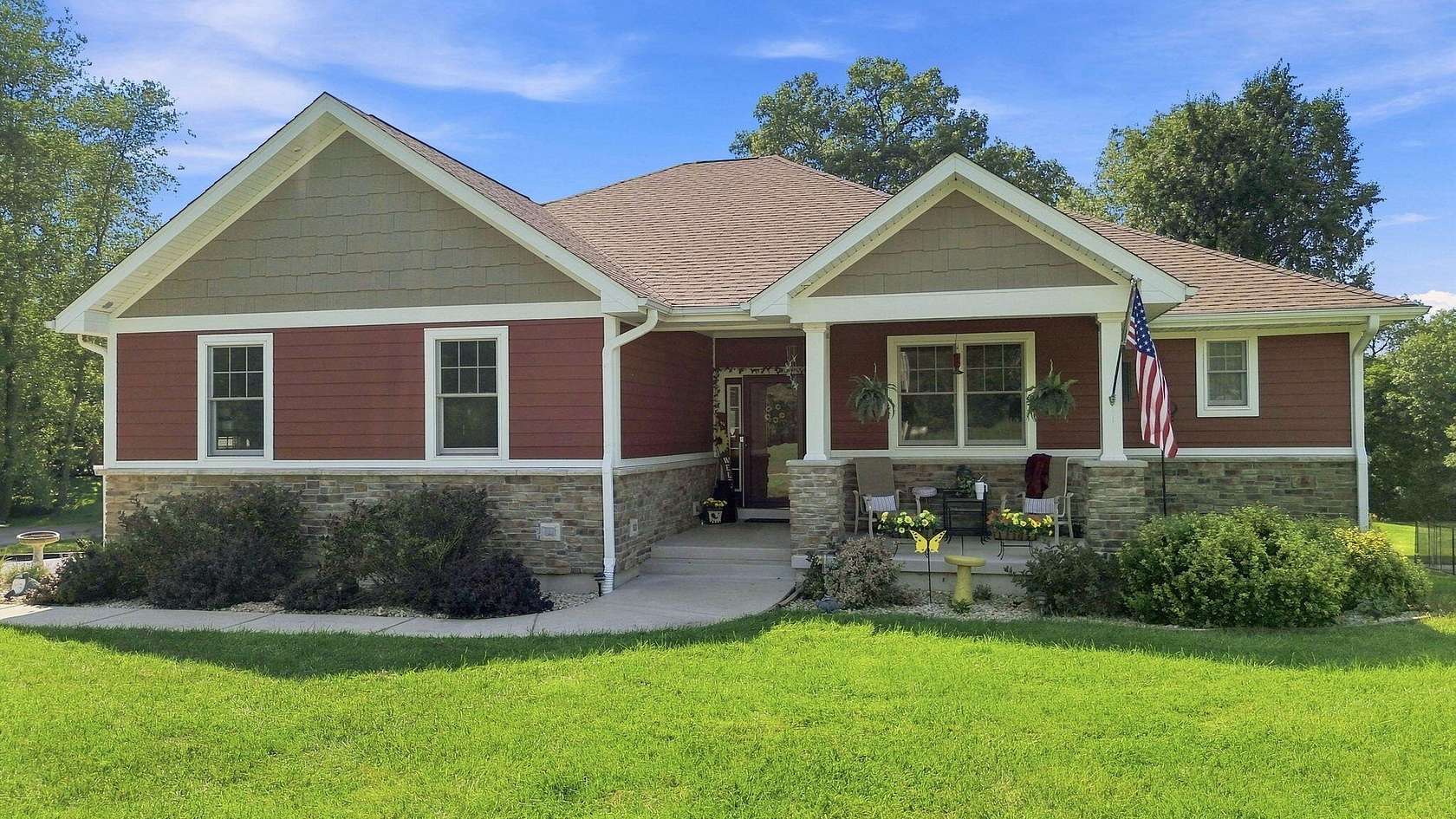 10 Acres of Recreational Land with Home for Sale in Wheatfield, Indiana