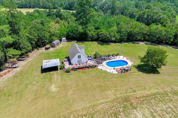 21 Acres of Agricultural Land with Home for Sale in Aiken, South Carolina