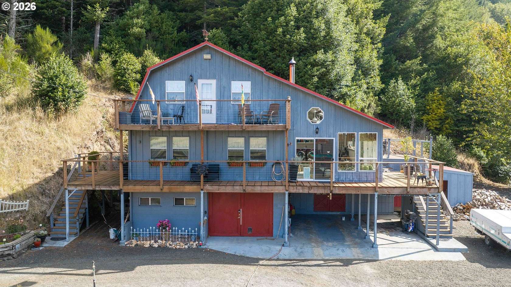 10 Acres of Land with Home for Sale in Coquille, Oregon