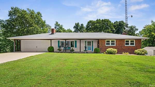 3.2 Acres of Land with Home for Sale in Mitchell, Indiana