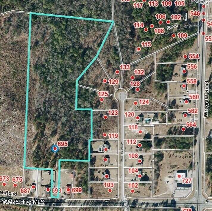11.4 Acres of Land for Sale in Hamlet, North Carolina
