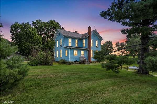 16.2 Acres of Land with Home for Sale in Salineville, Ohio