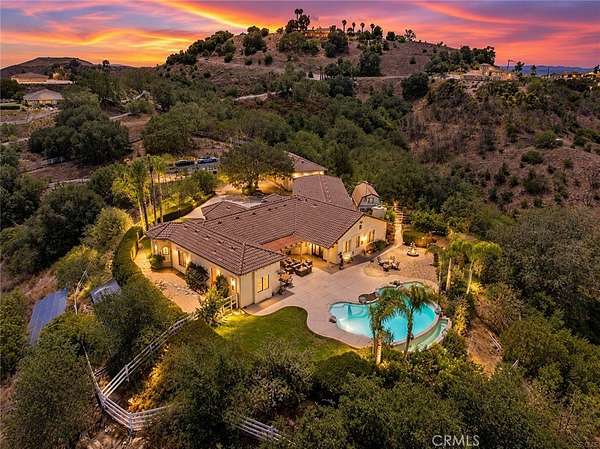 6.9 Acres of Land with Home for Sale in Temecula, California