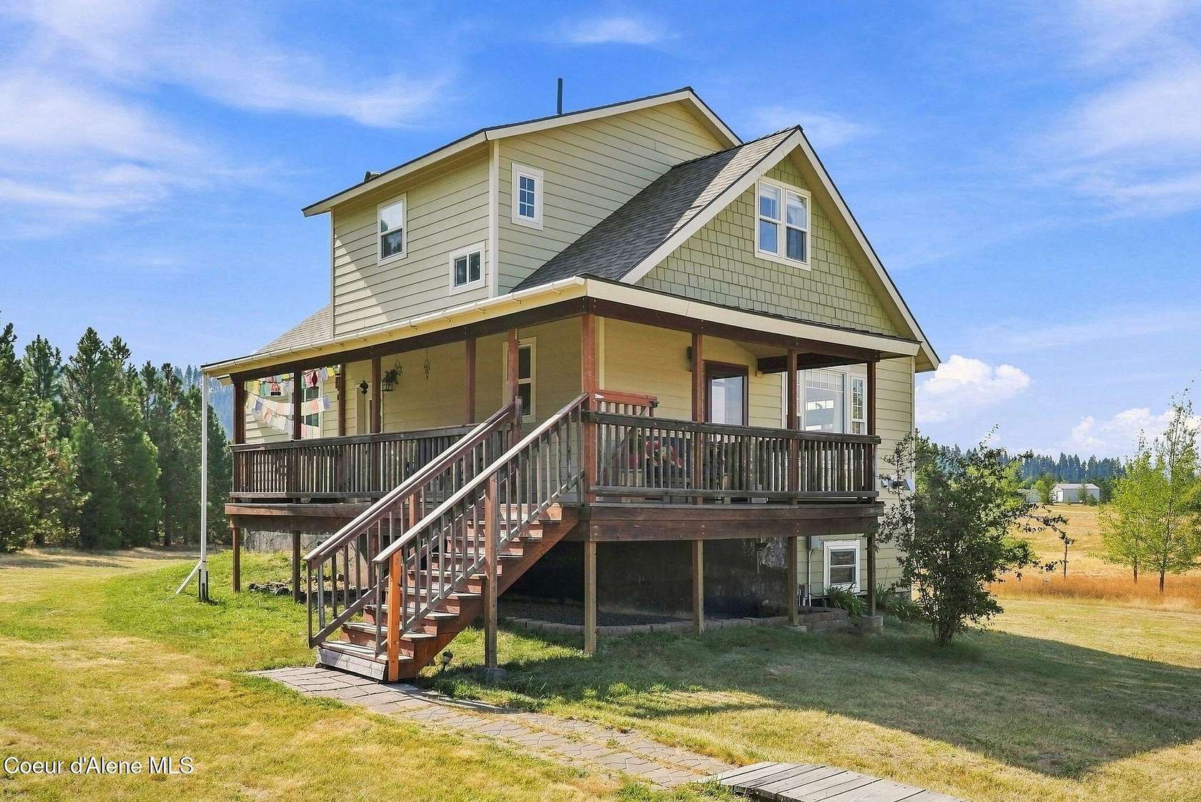 1.87 Acres of Land with Home for Sale in Worley, Idaho