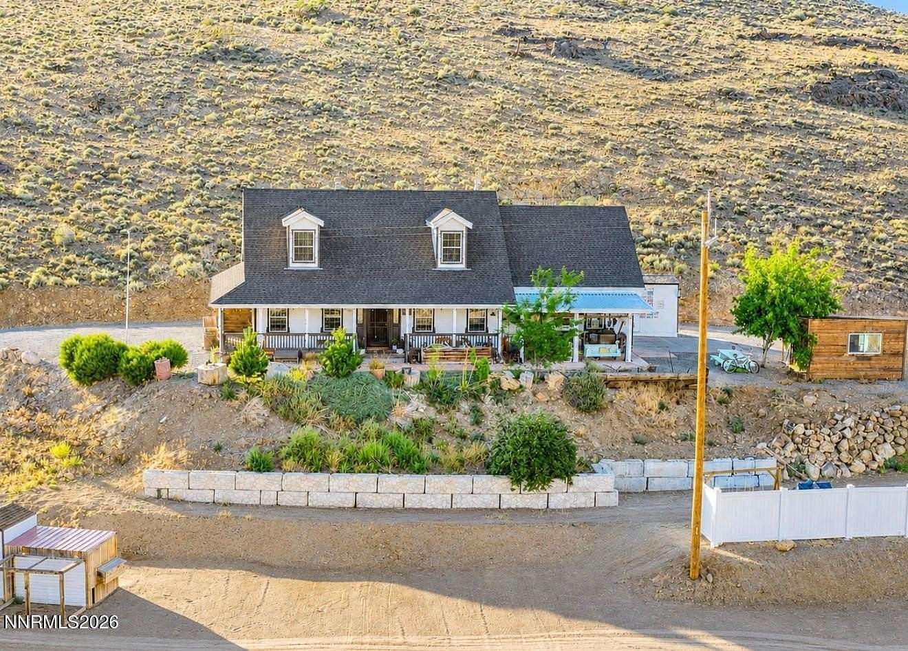 10.5 Acres of Recreational Land with Home for Sale in Mound House, Nevada