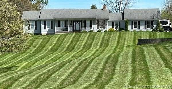 16.2 Acres of Land with Home for Sale in Salem, Indiana
