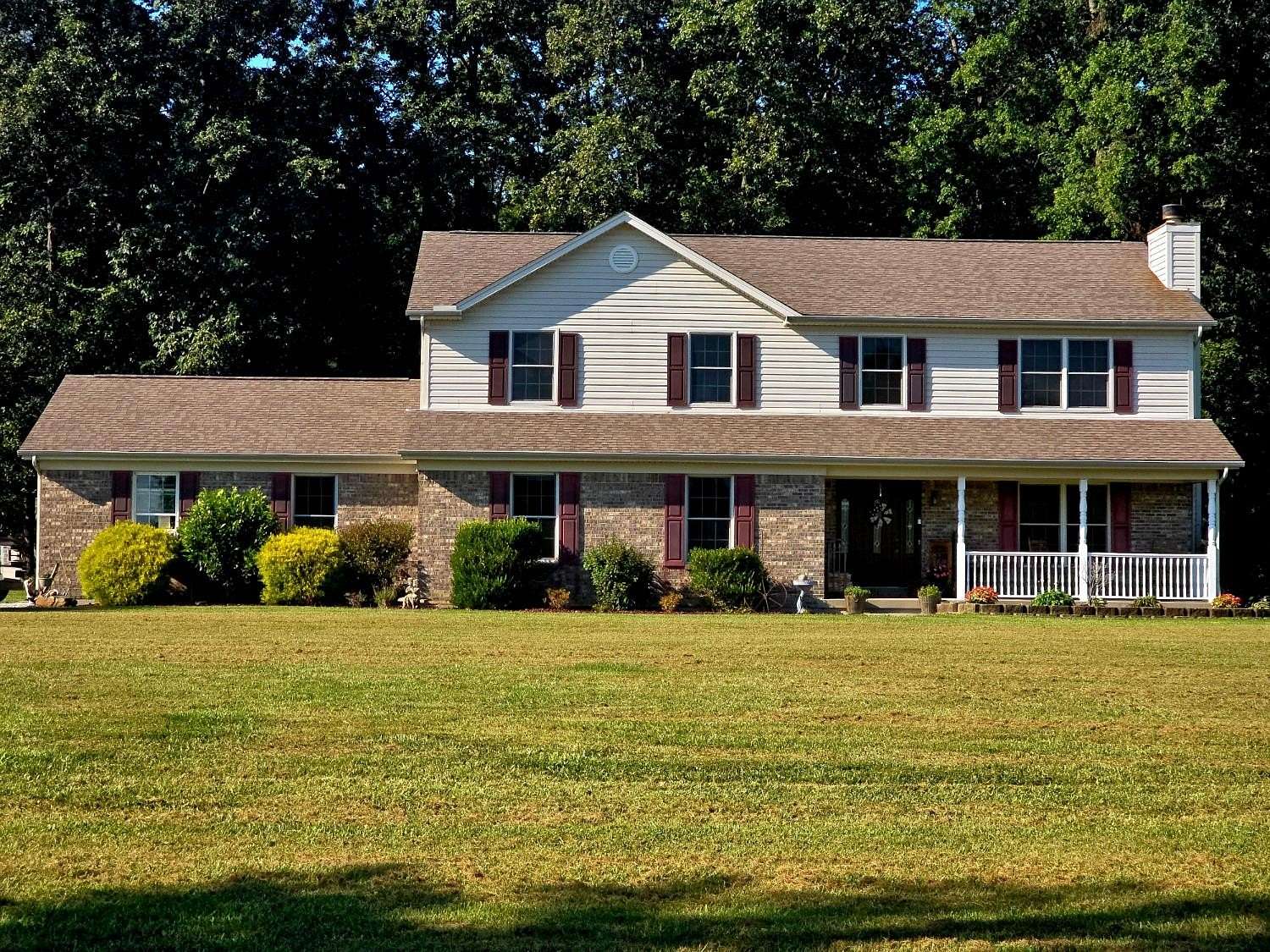 18.3 Acres of Recreational Land with Home for Sale in Sunman, Indiana