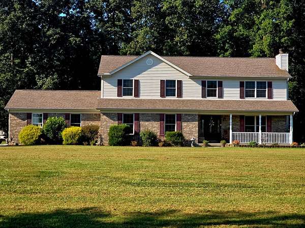 18.3 Acres of Recreational Land with Home for Sale in Sunman, Indiana
