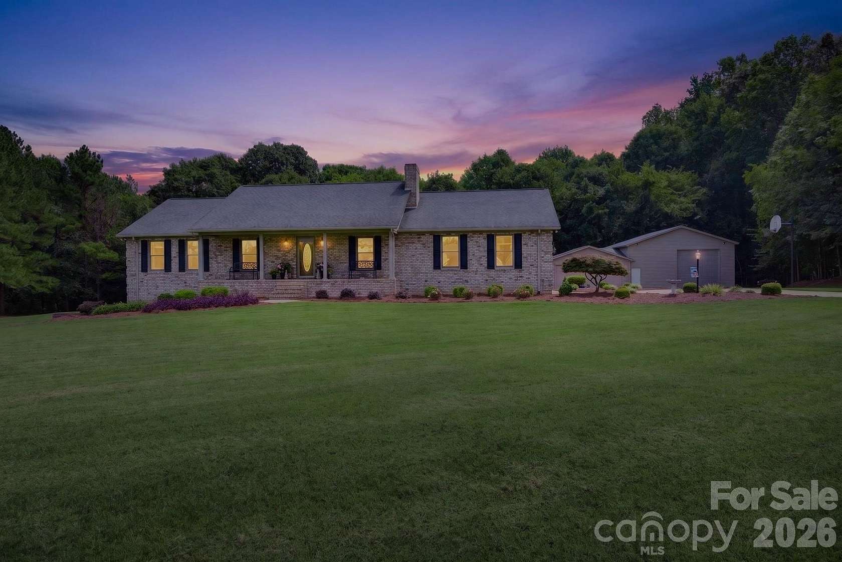 3 Acres of Land with Home for Sale in Rockwell, North Carolina