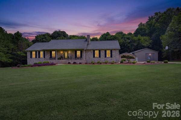 3 Acres of Land with Home for Sale in Rockwell, North Carolina