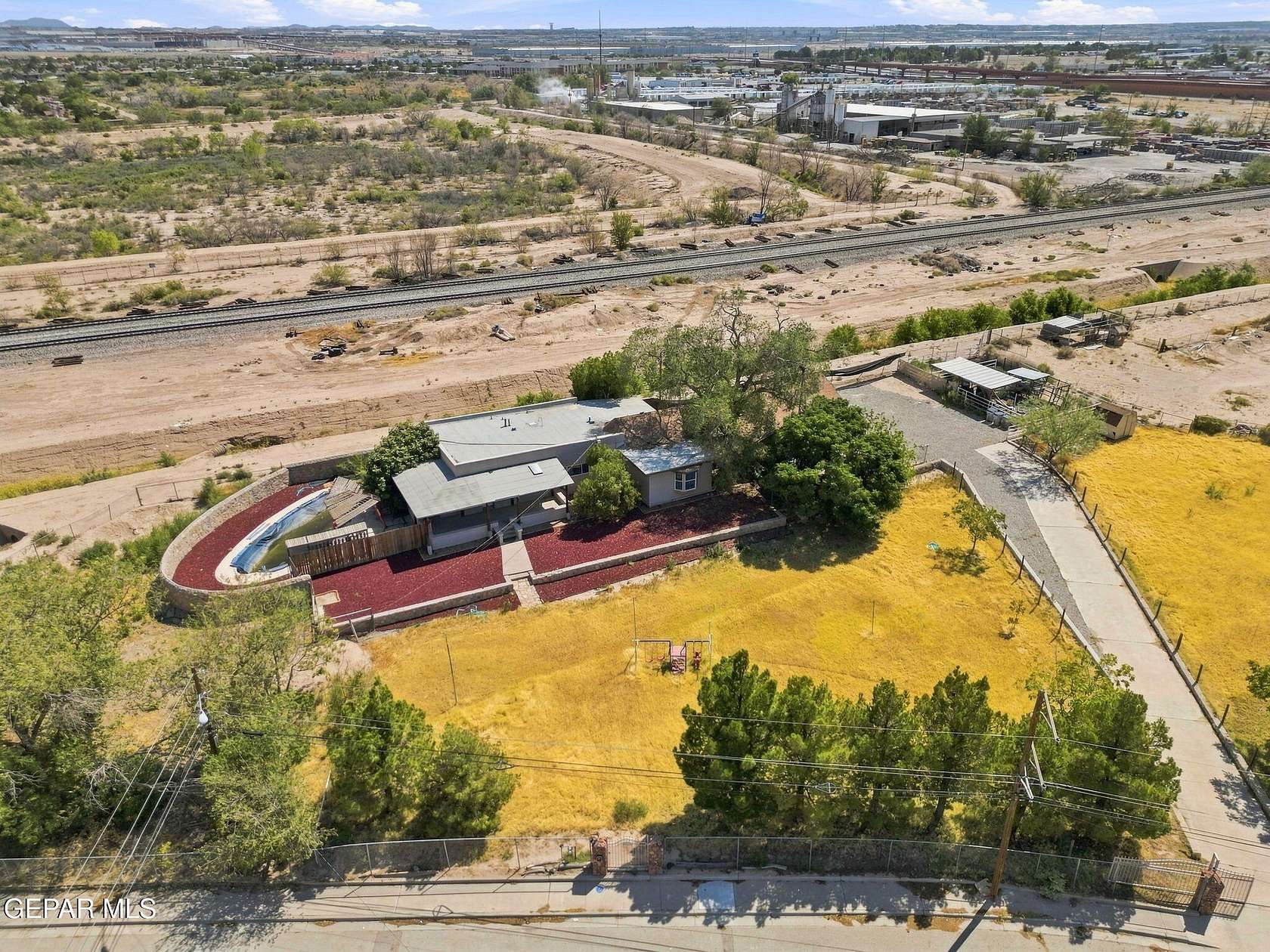1.5 Acres of Land with Home for Sale in El Paso, Texas