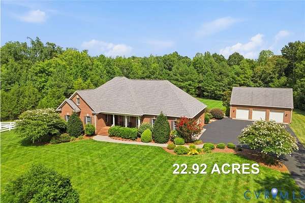 23 Acres of Land with Home for Sale in Hanover, Virginia