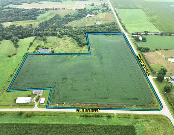 24.4 Acres of Land for Sale in Exline, Iowa