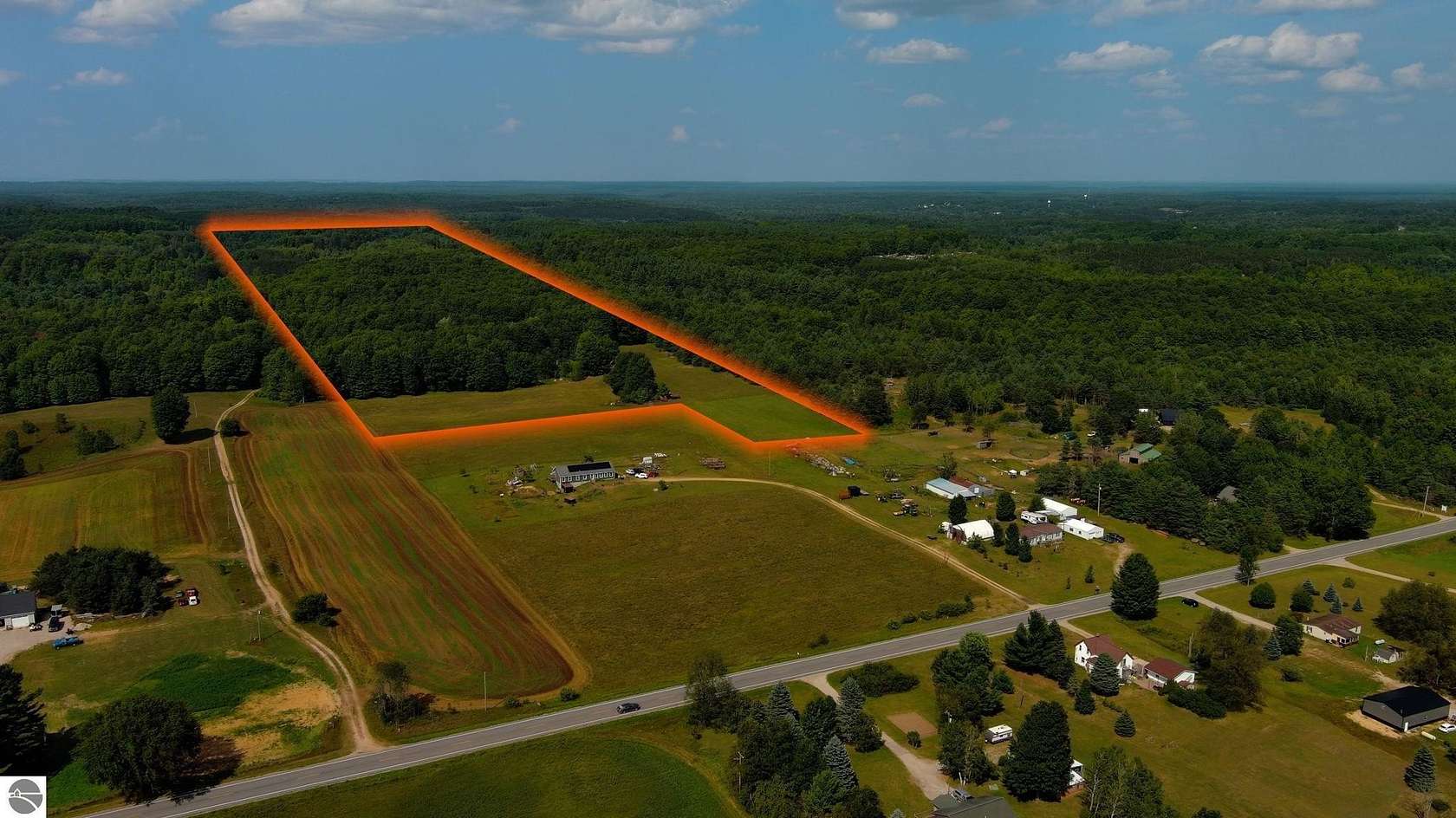 25.2 Acres of Recreational Land for Sale in Kingsley, Michigan