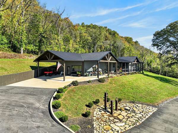 53 Acres of Land with Home for Sale in Vevay, Indiana