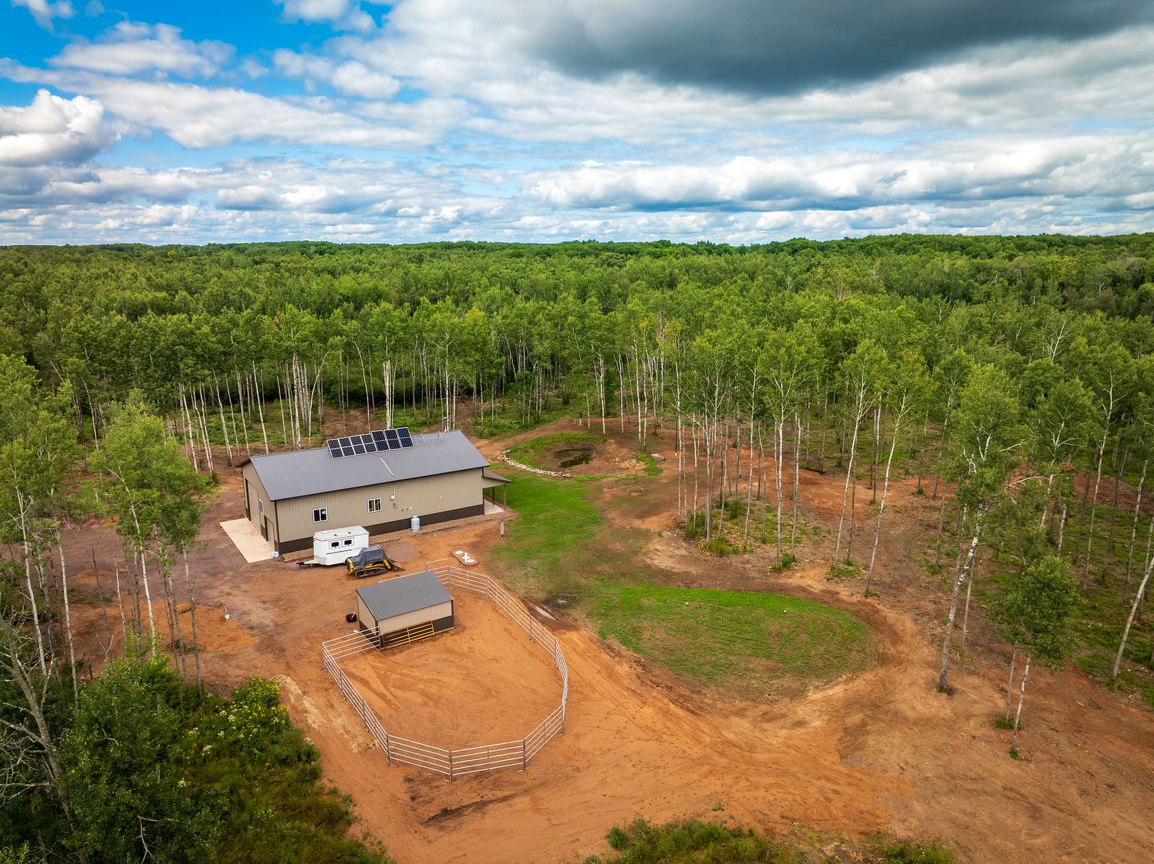 80 Acres of Land with Home for Sale in Sandstone, Minnesota