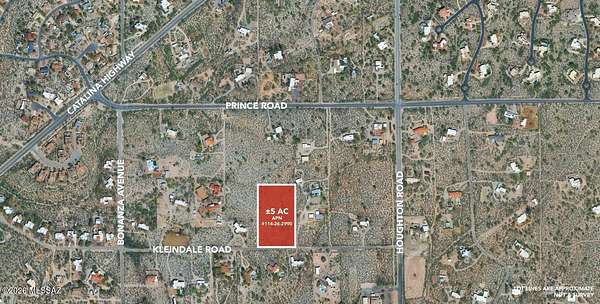 5 Acres of Land for Sale in Tucson, Arizona