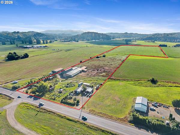 31.6 Acres of Agricultural Land with Home for Sale in Tillamook, Oregon