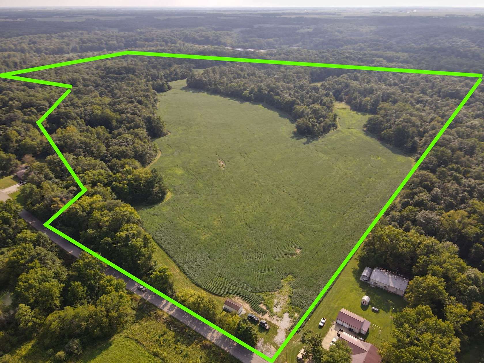 132 Acres of Land for Sale in Hillsdale, Indiana