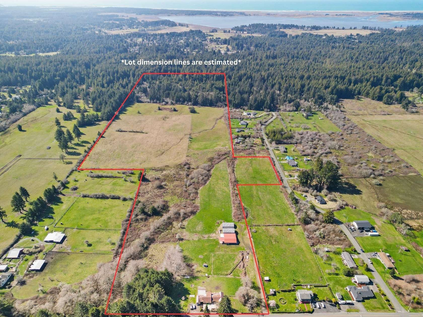 61.3 Acres of Agricultural Land with Home for Sale in Crescent City, California