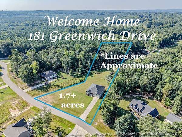 1.7 Acres of Land with Home for Sale in Sanford, North Carolina