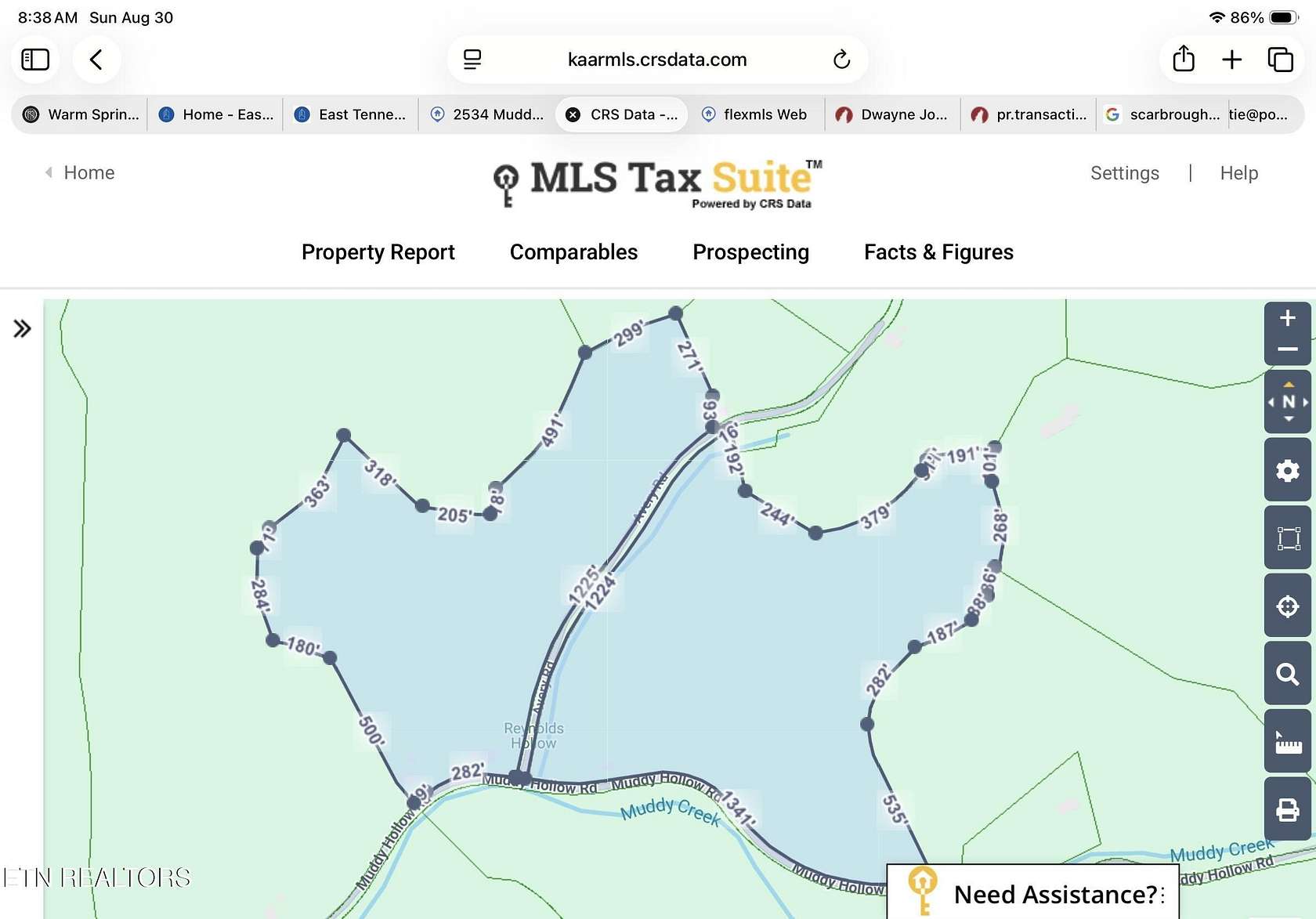44 Acres of Land for Sale in Dandridge, Tennessee