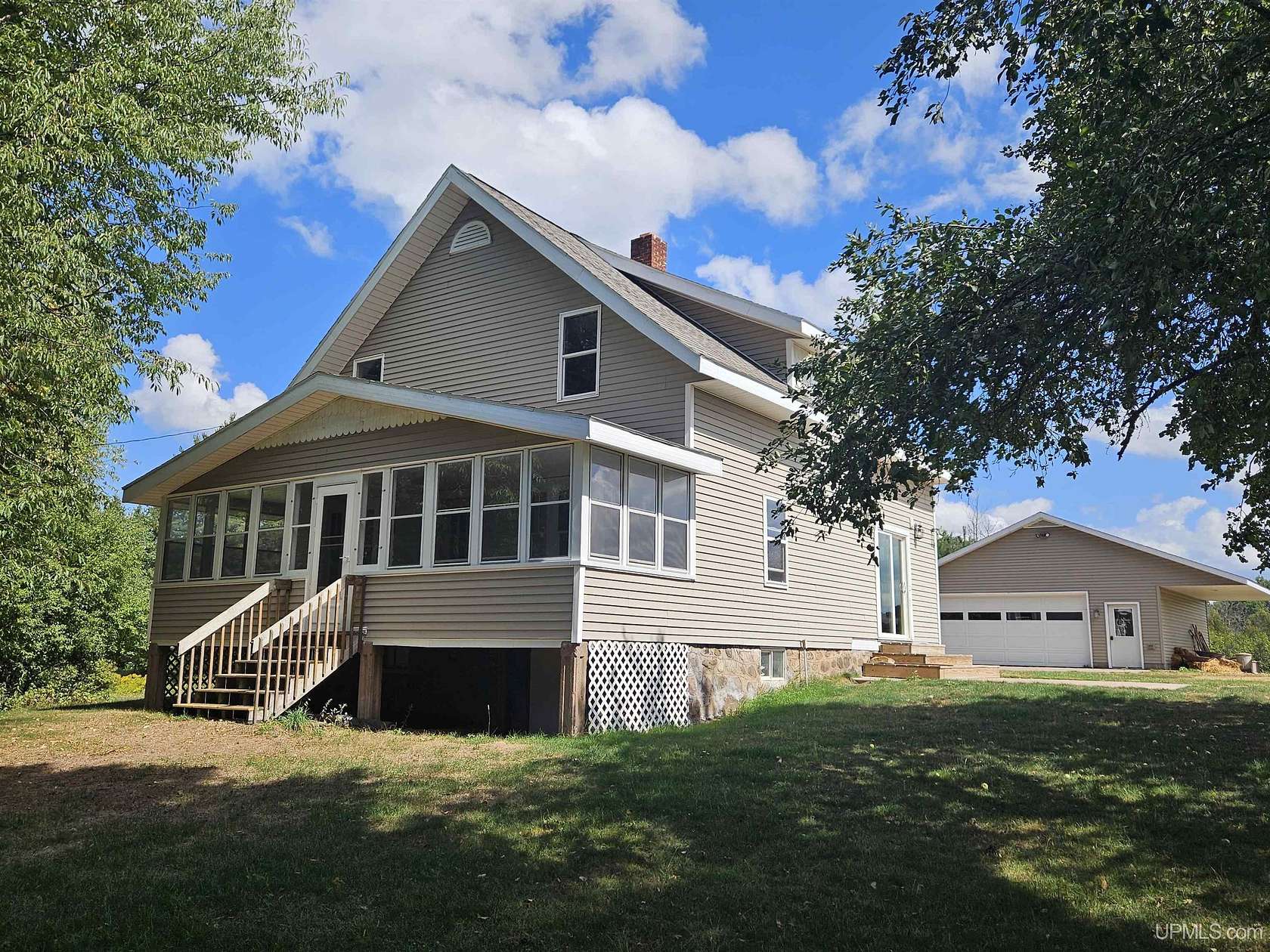 20 Acres of Recreational Land with Home for Sale in Ironwood, Michigan