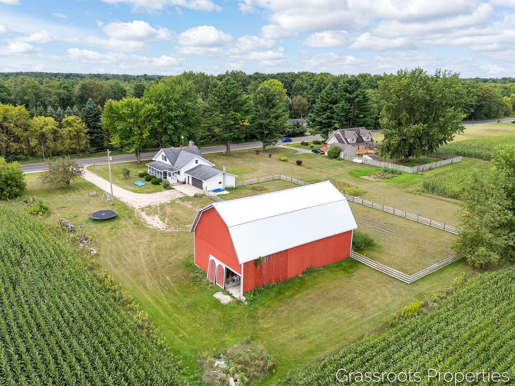 1.6 Acres of Land with Home for Sale in Sidney, Michigan