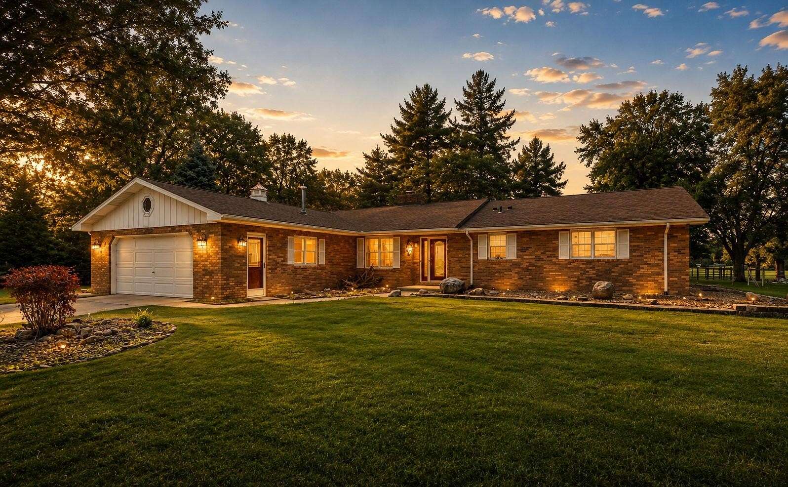 4 Acres of Land with Home for Sale in De Motte, Indiana