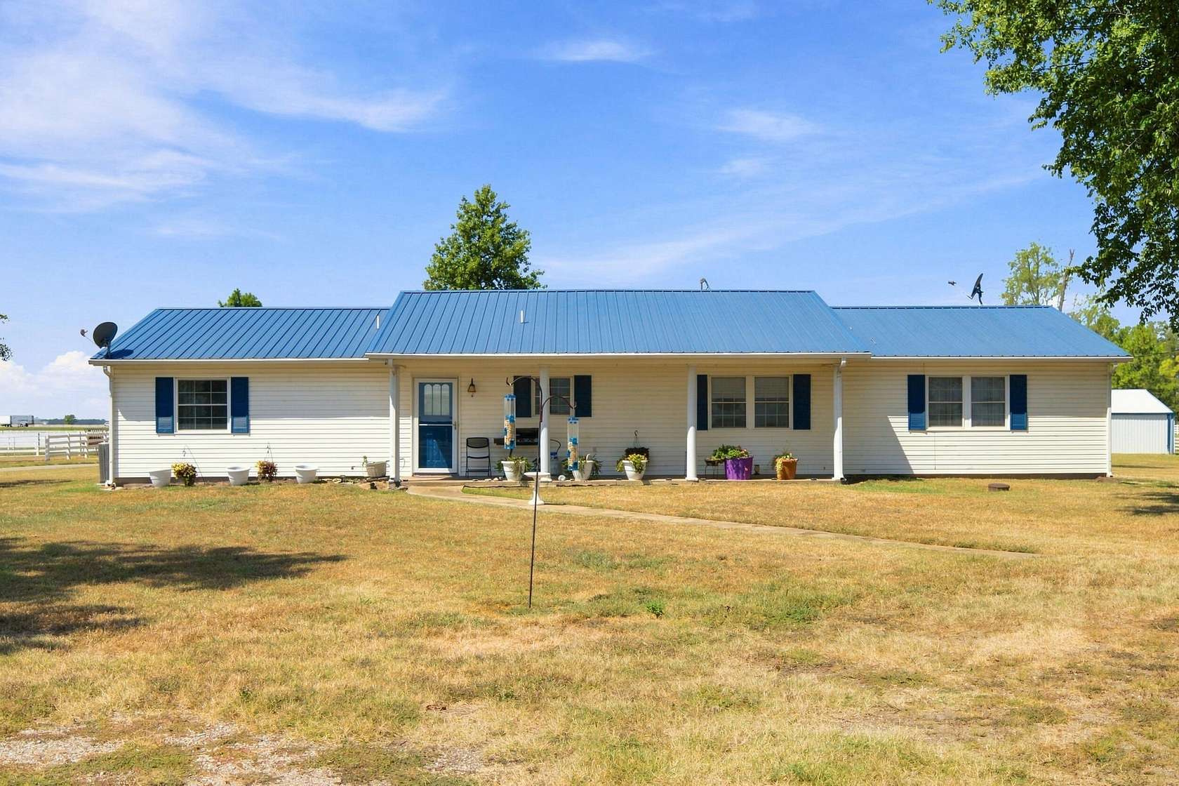 48 Acres of Agricultural Land with Home for Sale in Fairland, Oklahoma