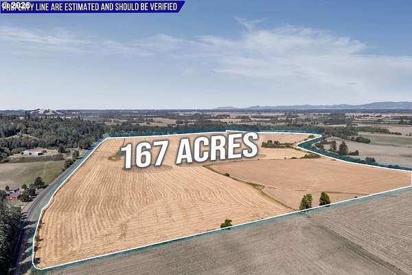 167 Acres of Land for Sale in Junction City, Oregon